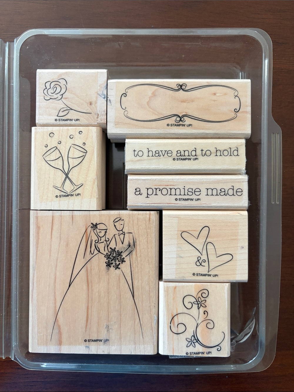 Stampin' Up! TO HAVE AND TO HOLD Stamp Set Wedding